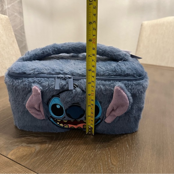 NEW Disney‎ Parks WDW Plush Embroidered Makeup Bag Cosmetics Case - Stitch - Picture 5 of 5